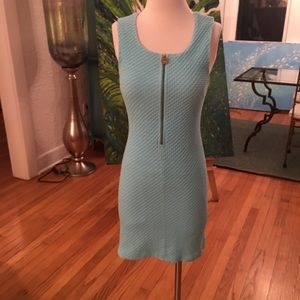 Lilly Pulitzer blue zipper dress